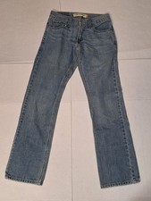 Levi's 514 Jeans Mens 27x30 Slim Straight Fit Light Blue Wash Denim Classic