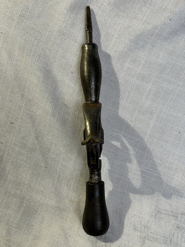 Quimby Backus Brace Bit Drill Angle Attachment Antique Pat 1872 Collectible Tool - Picture 3 of 7