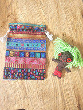 VOODOO HOODOO DOLL ,AND MOJO BAG