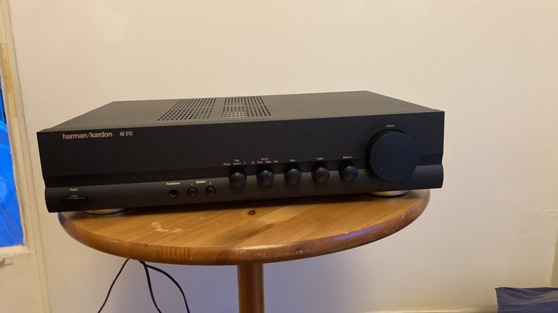 Vintage HARMAN/KARDON HK 610 Hi-Fi Stereo Integrated Amplifier tested working
