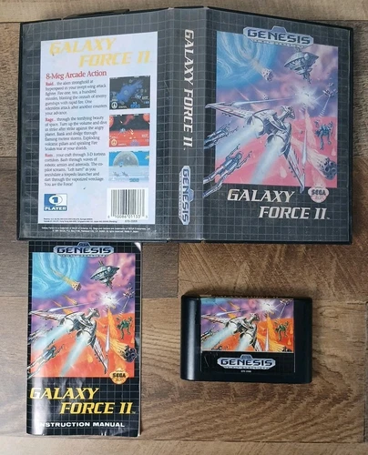 Galaxy Force II (Sega Genesis, 1991) Complete CIB  - Tested