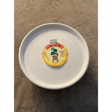 10.5” white plastic Rolling Planter Tray with watering bin