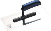 Triuso Premium GläTtekelle Aus Edelstahl Mit Gebogenem Griff 130 X 280 Mm