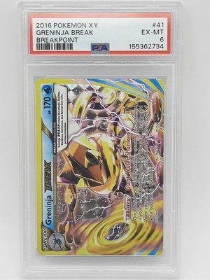 greninja break pokemon card value Buy 41/122 Breakpoint Holo online This Pokemon does not receive damage from attacks when on the bench Greninja ex310 HP Greninja BREAK 030/080 Holo -