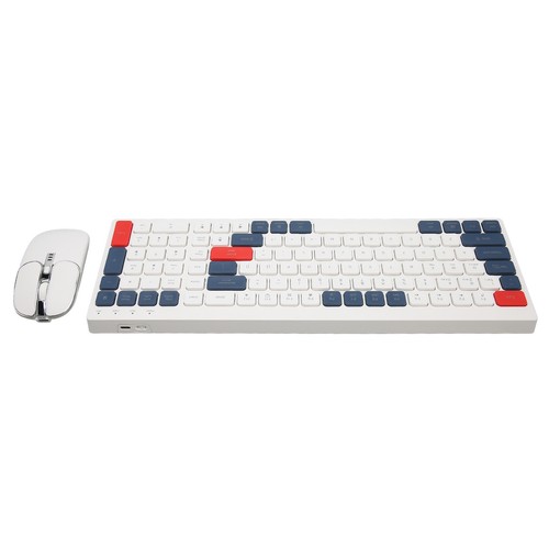 Keyboard Mouse Combo 2.4G Wireless Round Keycaps Ergonomic Type C Charge K ESE - Picture 8 of 24