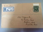 GB STAMPS RARE FIRST DAY COVER 1935 KING GEORGE V 9d TO IRISH FREE STATE