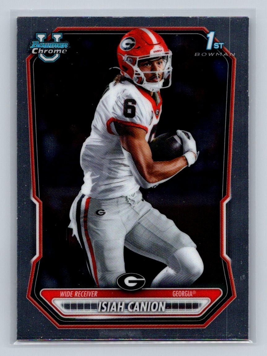2026 Bowman Chrome University #BCP-53 Isiah Canion Georgia
