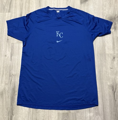 2XL Nike MLB Auth. Collect. Dri-Fit K.C. Royals #52 D. Lynch Player Issued Tee