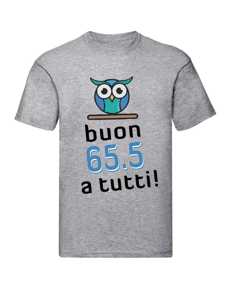 Maglia T-shirt Uomo & Bambino - fantacalcio buon 65.5 a tutti - humor divertente - Immagine 4 di 4