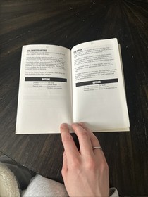 Sega CD Manual Only Microcosm Psygnosis W/Reg Card