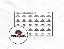1725 Vacation Planner Stickers.