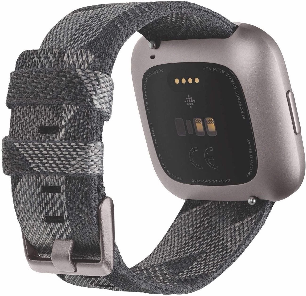 Fitbit Versa 2 Special - Smoke Woven/Mist Gray NEW Edition Activity Tracker