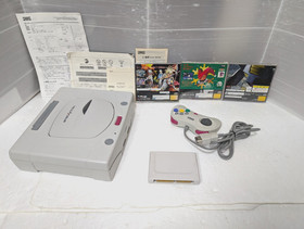 Sega Saturn White Console  Christmas Nights Winter Limited Edition Box Manual