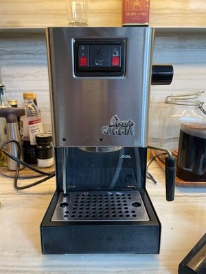 Gaggia Classic espresso machine stainless steel 