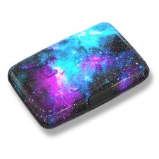 Aluminum Alloy Hard Case Credit Card Holder RFID Blocking Metal Wallet