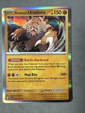 Pokemon TCG * SV Prismatic Evolutions * 054/131 Bloodmoon Ursaluna Rare * NM