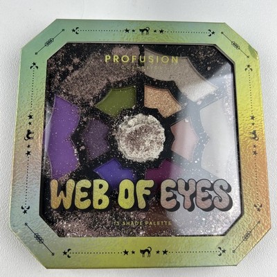 Profusion Cosmetics Web Of Eyes 13 Shade Palette Halloween Or Costume Party