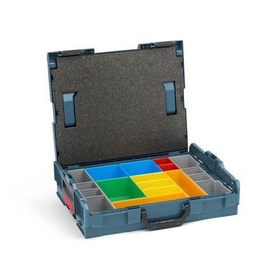L-Boxx 102 professional blau mit Deckelpolster und Insetboxen-Set H3