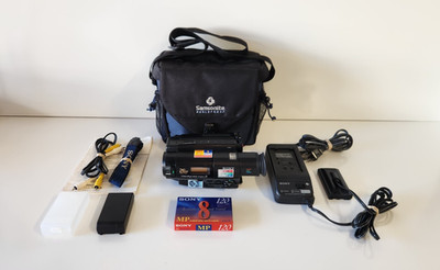 *WORKS!* Sony Handycam CCD-TR66 Video8 8mm Camcorder Capture Camera *READ*