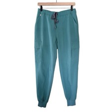 Figs Men  s Tansen Jogger Scrub Pants Teal Light Blue Medical Nurse Size Small