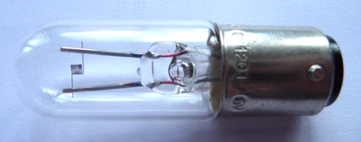 Projektorlampe Philips GB1201W, 6V / 15W, Sockel BA15d, 16x53mm, Mikroskoplampe - Bild 1 von 4