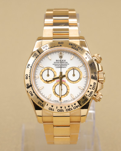 Rolex Daytona White Index Dial on Oyster 126508 Complete 2024