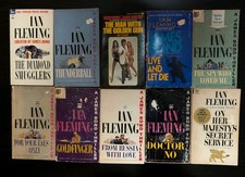 James Bond Ian Fleming Signet Paperback PB Lot of 10 Paperbacks Vintage 007