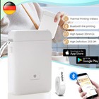 Etikettendrucker, Bluetooth HP2S Selbstklebendes Etikettiergerät mit 15*30 Band、