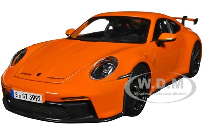 PORSCHE 911 GT3 ORANGE 1/24 DIECAST MODEL CAR BY BBURAGO 21104 | eBay