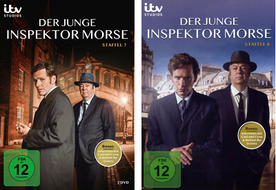 4 DVDs * DER JUNGE INSPEKTOR MORSE -STAFFEL / SEASON 7 + 8 IM SET # NEU OVP &