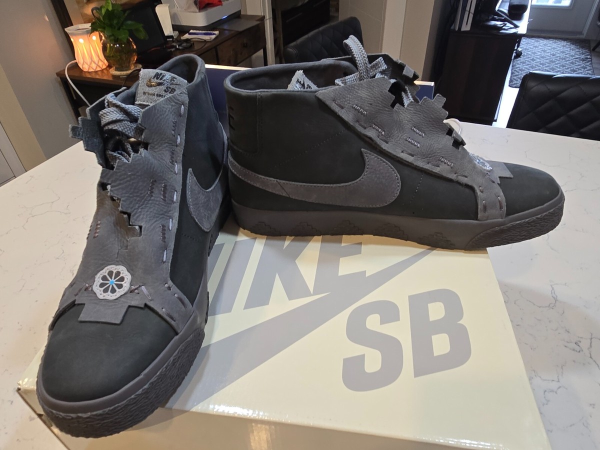 Nike Di'orr Greenwood x Zoom Blazer SB Mid Diné FQ0792-001 SIZE 10