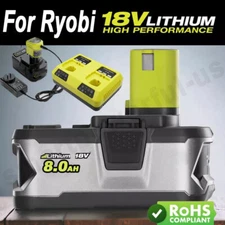 For RYOBI P108 18V One Plus High Capacity Battery 18 Volt Lithium-Ion New 8.0Ah