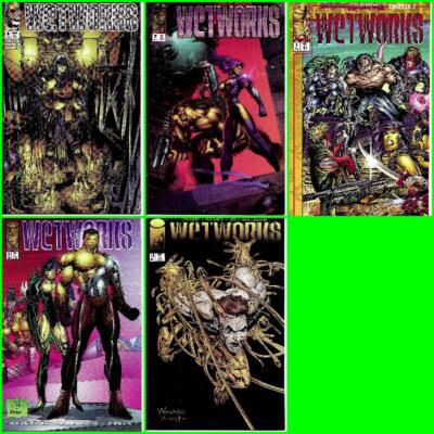 °WETWORKS Vol.1 #6 bis 10 AUSWAHL°US Image 1995 By Portacio / Brandon Choi