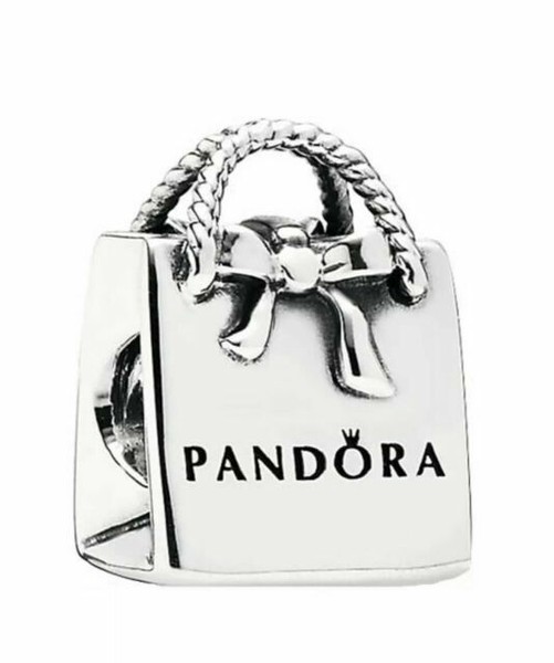 PANDORA 791184 Shopping Silver Bag Charm for sale online eBay