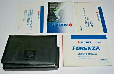 2005 Suzuki Forenza Owners Manual Guide Book Set With Case Oem Ebay