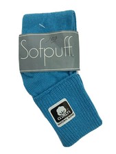 vintage sofpuff socks womens size 9-11 deadstock NOS NIP 80s made in USA soft