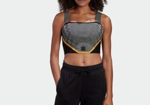 adidas x Paolina Russo Crop Zip Top White | Karen Walker