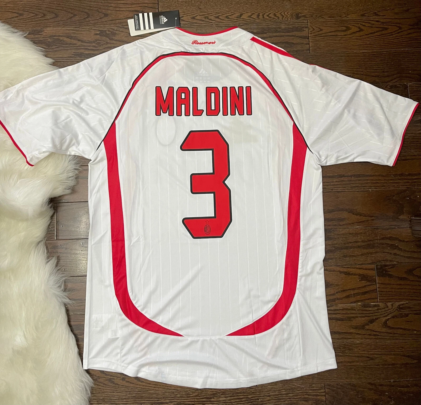 Maldini Jersey 2006/07 Ac Milan Home Retro Soccer