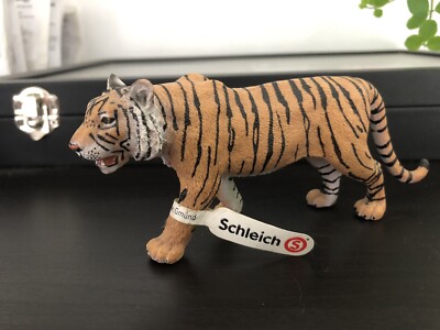 Schleich Tiger (C'07)   Selten, mit Originalfähnchen, Top Zustand!