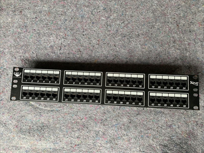 ICC ICMPP0485E Cat5e Patch Panel 48 Port 19  Rack Mount 2U T568B CAT 5e