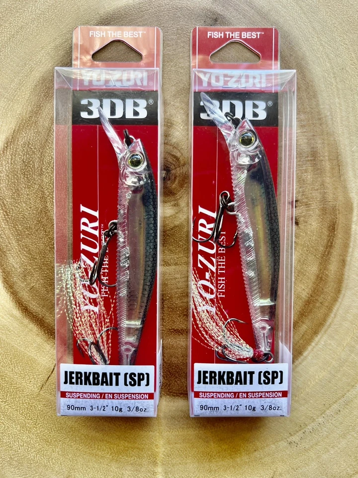 Yo-Zuri (Lot Of 2) 3DR 90SP Suspending Jerkbaits, Bass, Free Shipping! NWT! - Image 4 of 4