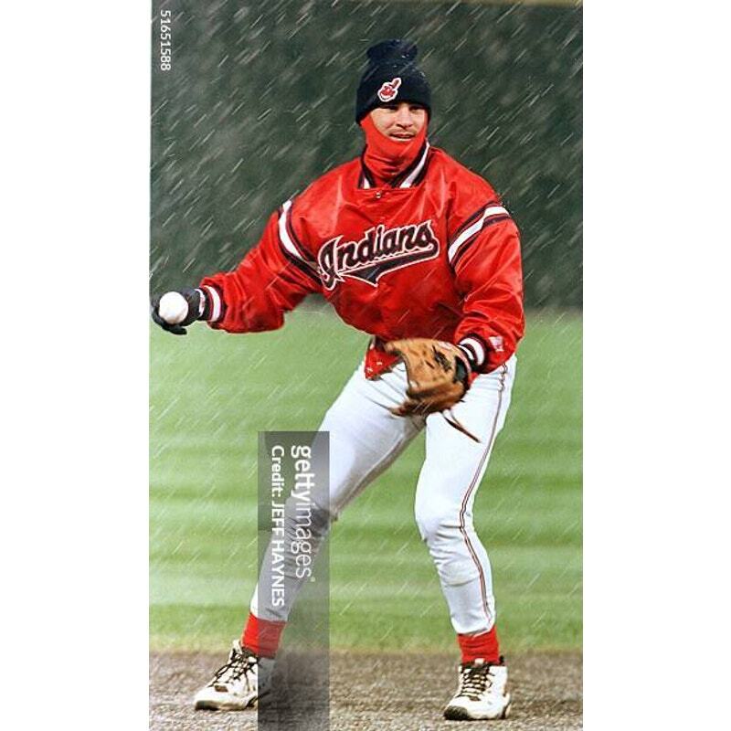 Cleveland Indians ボンバージャケット ネイビー/レッド Cleveland Indians ボンバージャケット ネイビー/レッド Wool