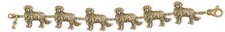 Golden Retriever Jewelry 14k Gold Handmade Golden Retriever Bracelet  GRT2-BRG