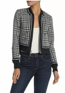 bomber jacket checkered inside