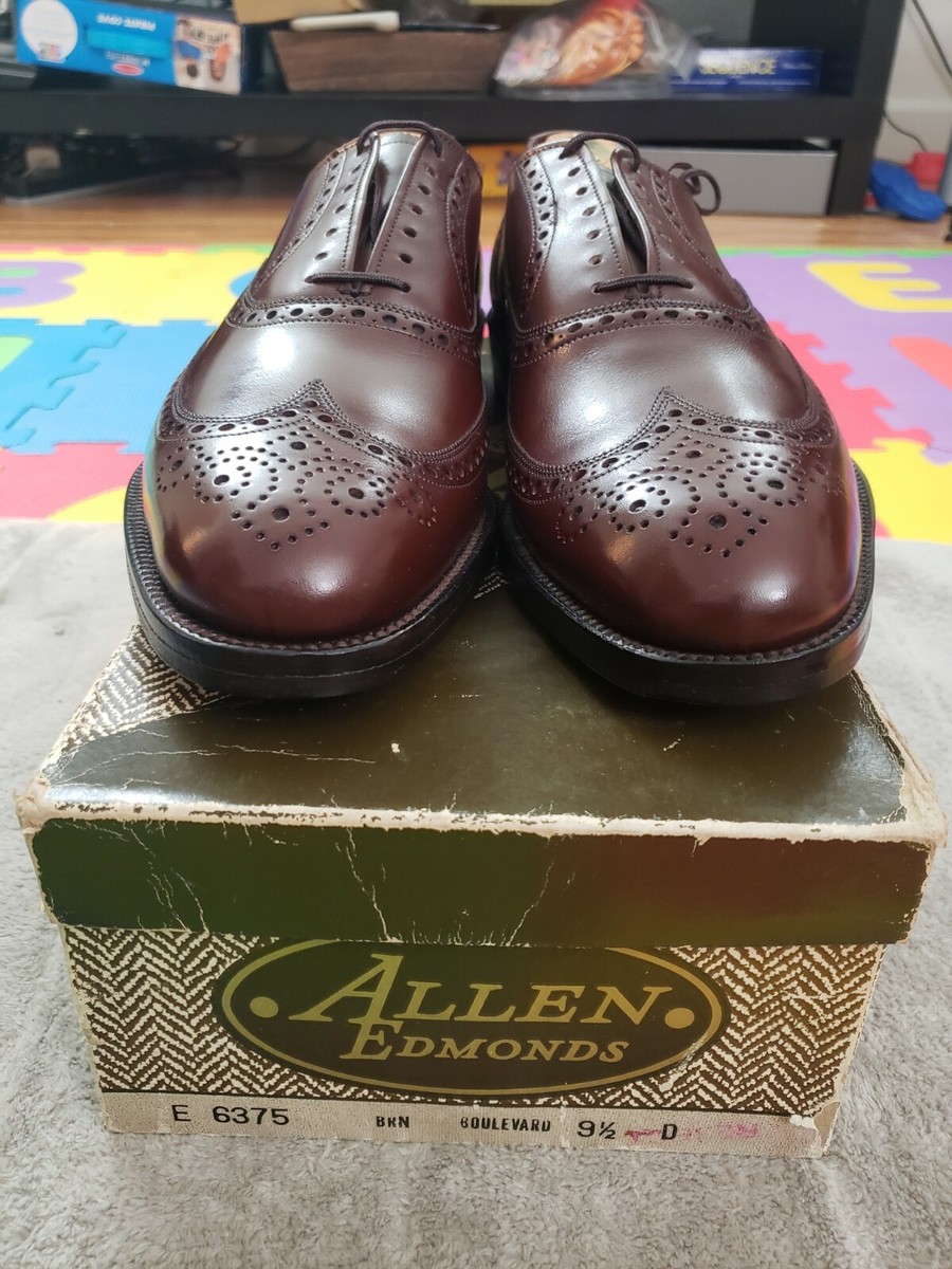 New! Vintage 7 Eyelets Allen Edmonds Boulevard Size 9.5D | eBay 
