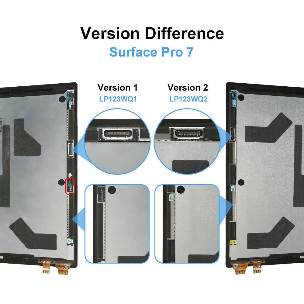 LCD Touch Screen Display For Microsoft Surface Pro 1 2 3 4 5 6 7