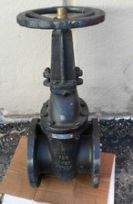 LUNKENHEIMER FIG.1430, 6" & 8 BOLTS,IRON GATE VALVE,DISC BRONZE,MADE IN USA