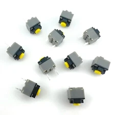 Kailh Silent 6*6*7.3 Yellow Dot Square Tactile Mute Mouse Micro Switch 20M Click