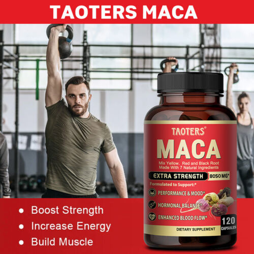 MACA WURZEL HOCHFESTER EXTRAKT KAPSELN 8050mg 30/60/120 VEGAN - Bild 6 von 11