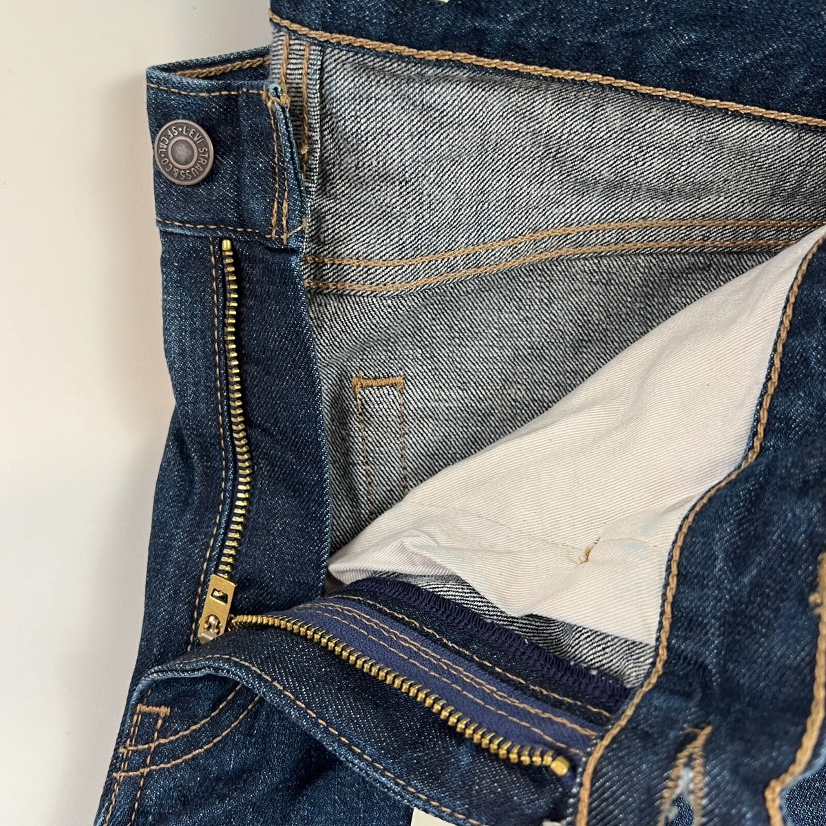 Levi's WellThread Women Baggy Dad Straight Leg Mid Rise